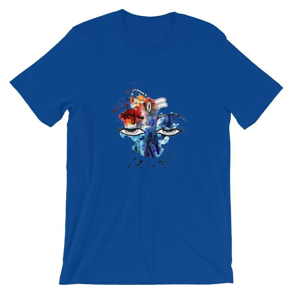 Mister Fab Shiva Eyes Men Round Neck printed T-Shirts