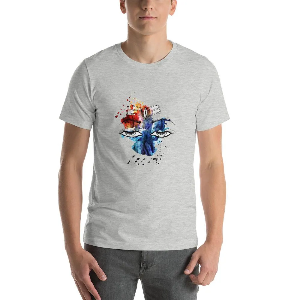 Mister Fab Shiva Eyes Men Round Neck printed T-Shirts