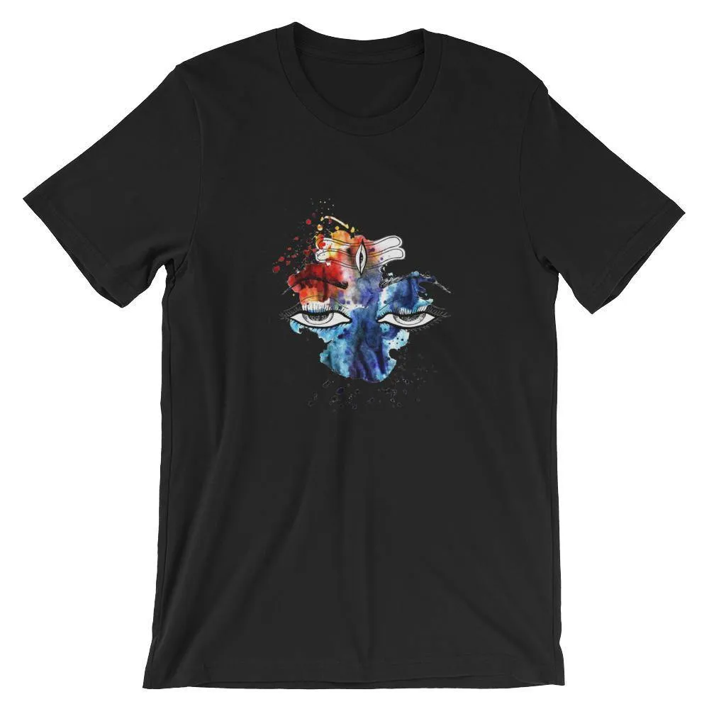 Mister Fab Shiva Eyes Men Round Neck printed T-Shirts