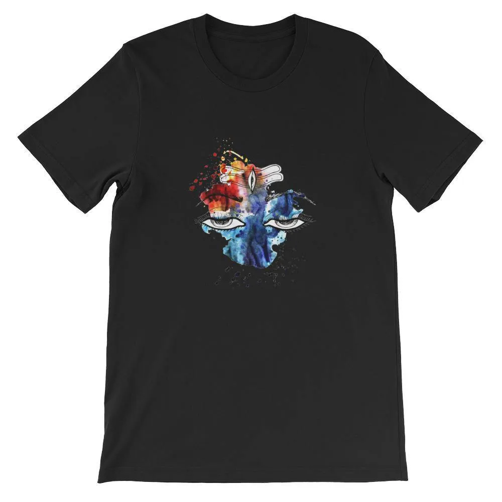 Mister Fab Shiva Eyes Men Round Neck printed T-Shirts