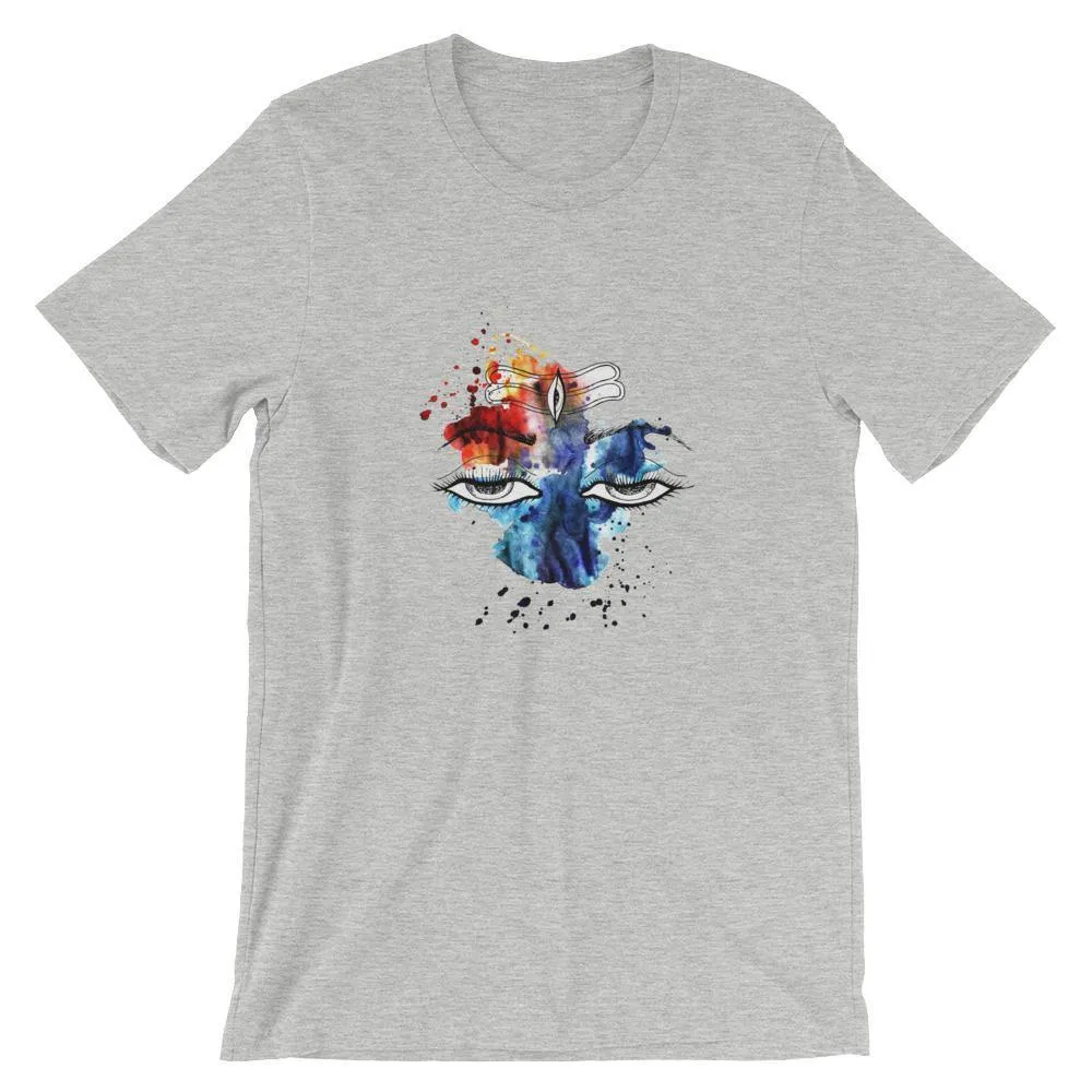 Mister Fab Shiva Eyes Men Round Neck printed T-Shirts