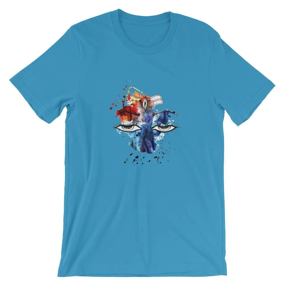 Mister Fab Shiva Eyes Men Round Neck printed T-Shirts