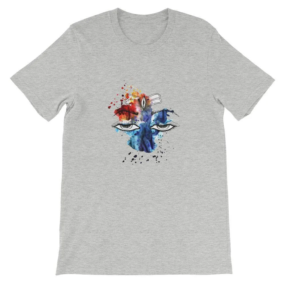 Mister Fab Shiva Eyes Men Round Neck printed T-Shirts