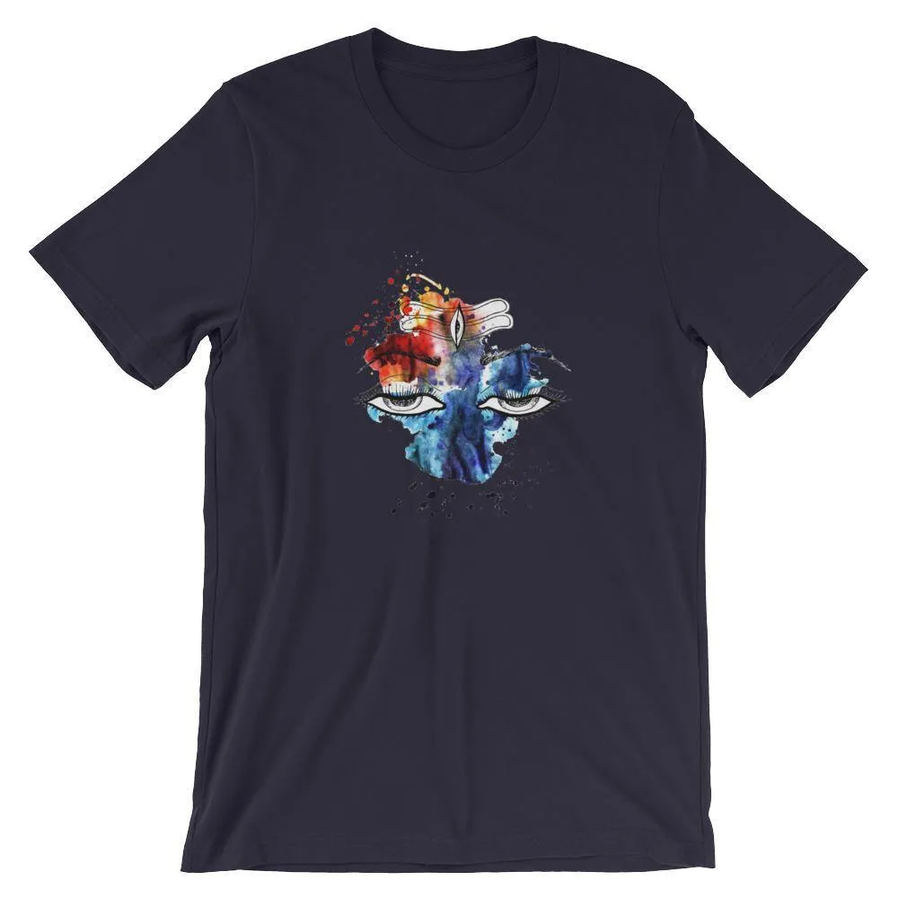Mister Fab Shiva Eyes Men Round Neck printed T-Shirts