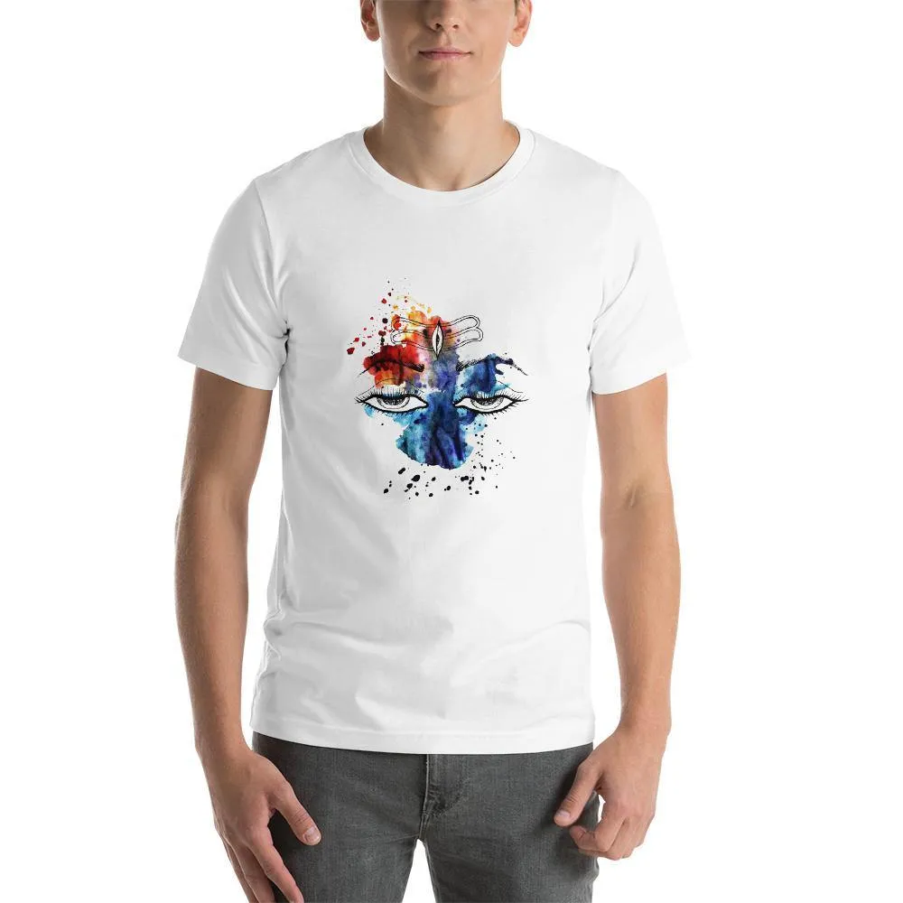 Mister Fab Shiva Eyes Men Round Neck printed T-Shirts