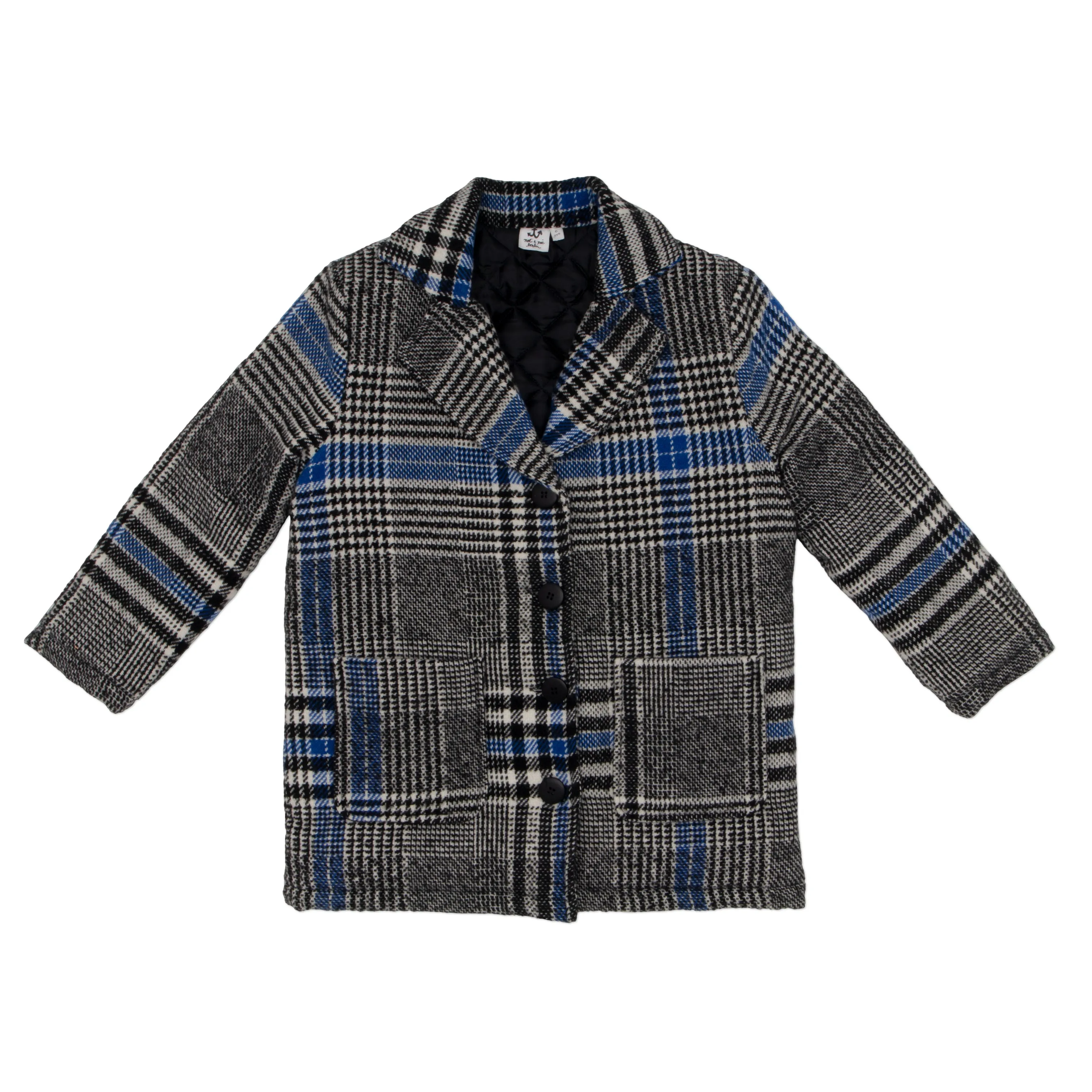 Noe & Zoe Glen Check Woolen Winter Coat
