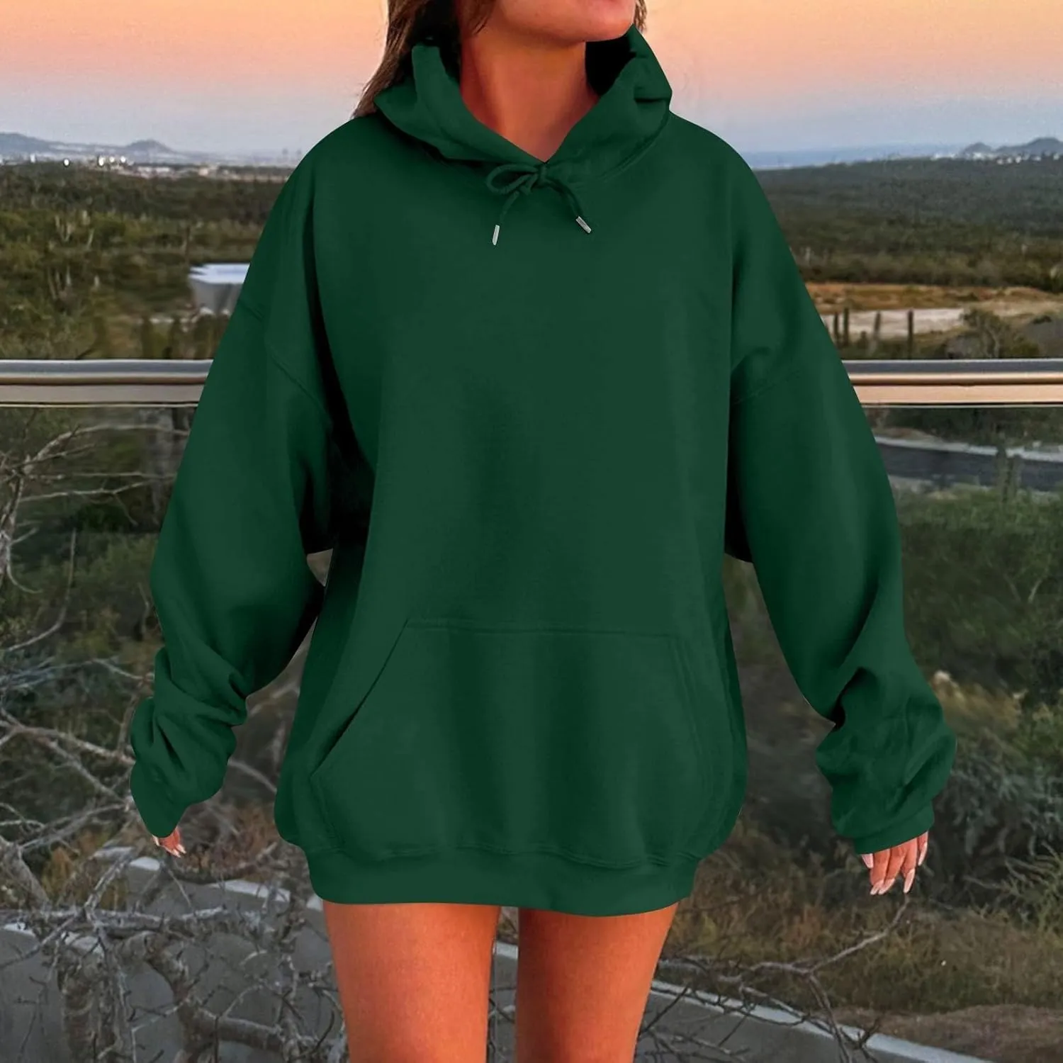 NREALY Womens Oversized Hoodies Striped Plus Size Sweatshirts Long Sleeve Sweaters Pullover Fall Clothes with Pocket