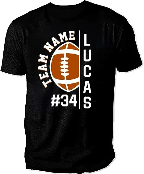 Personalized Football mom Shirt, Football dad Shirts T-Shirt CL
