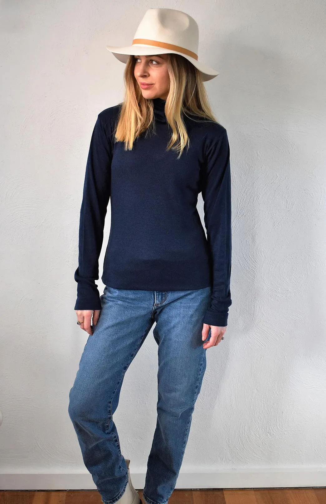 Polo Neck Top