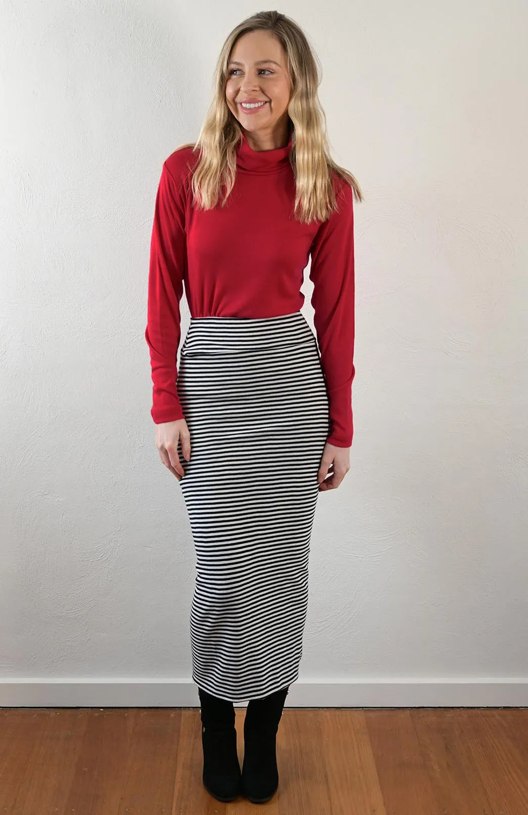 Polo Neck Top