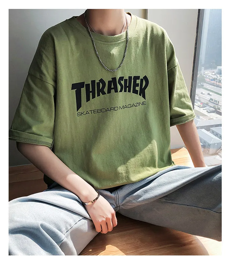 Popular cecShort Sleeve T-Shirt Trendy All-Matching Loose INS Popular Tops Cozy T-Shirt