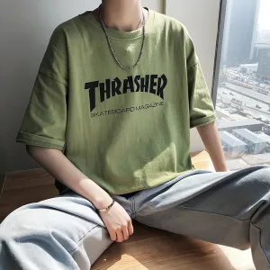 Popular cecShort Sleeve T-Shirt Trendy All-Matching Loose INS Popular Tops Cozy T-Shirt