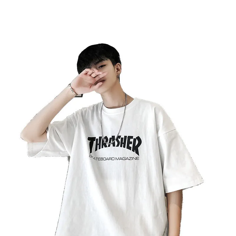 Popular cecShort Sleeve T-Shirt Trendy All-Matching Loose INS Popular Tops Cozy T-Shirt