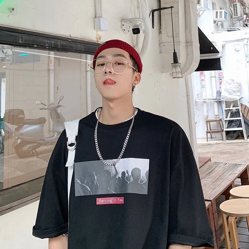 Popular cecShort Sleeve T-Shirt Trendy All-Matching Loose INS Popular Tops Cozy T-Shirt