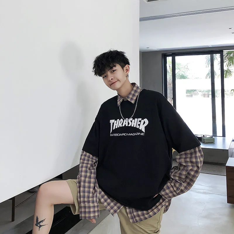 Popular cecShort Sleeve T-Shirt Trendy All-Matching Loose INS Popular Tops Cozy T-Shirt