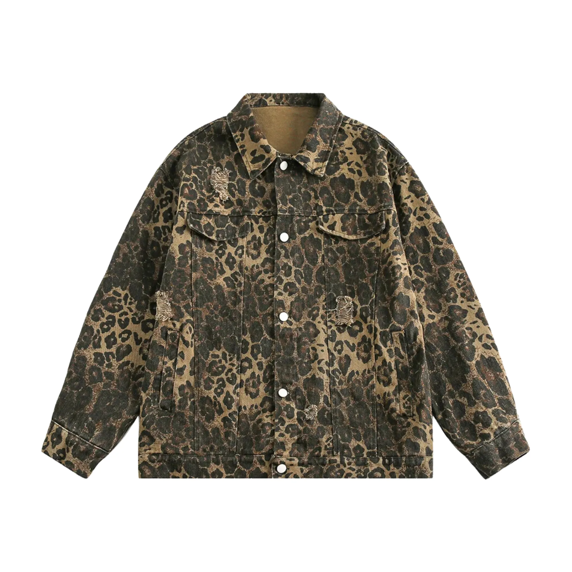 Pre Order:  Leopard Print Cotton Jacket