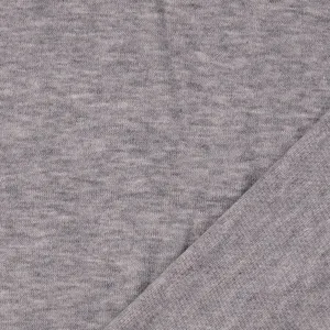 REMNANT 2.50 metres - Comfy Viscose Blend Sweater Knit in Grey