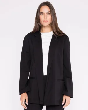 Ripley Rader Black Ponte Knit Oversized Blazer