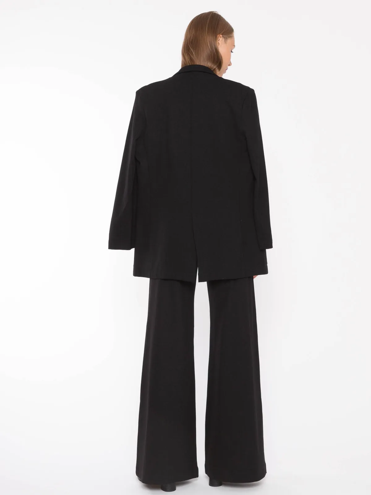 Ripley Rader Black Ponte Knit Oversized Blazer