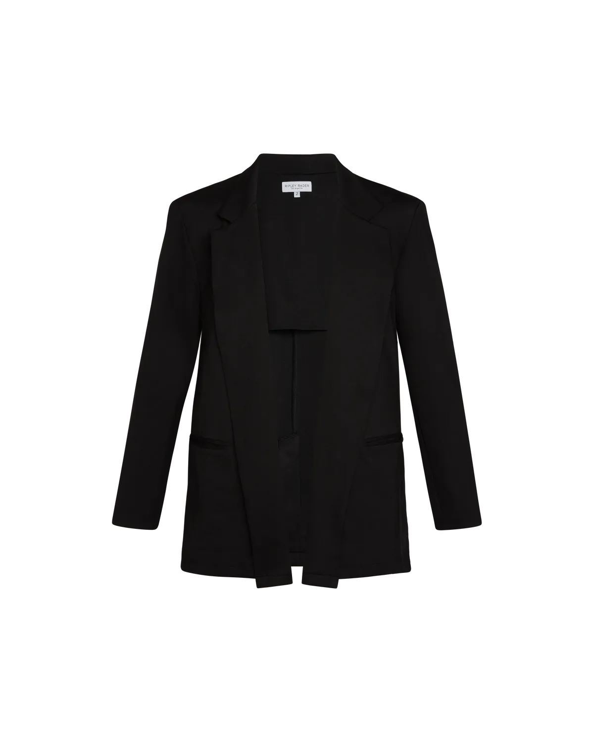 Ripley Rader Black Ponte Knit Oversized Blazer