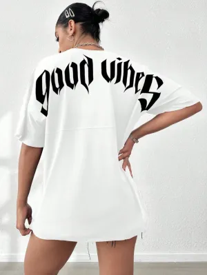 Simple Graphic Print T-shirt