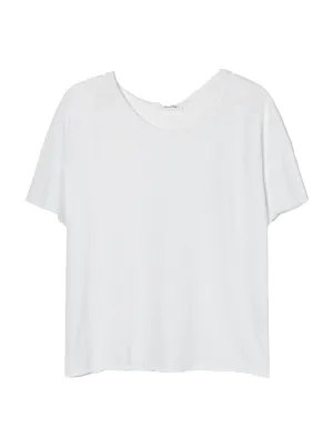 Sonoma Relaxed Fit Cotton T-Shirt - White