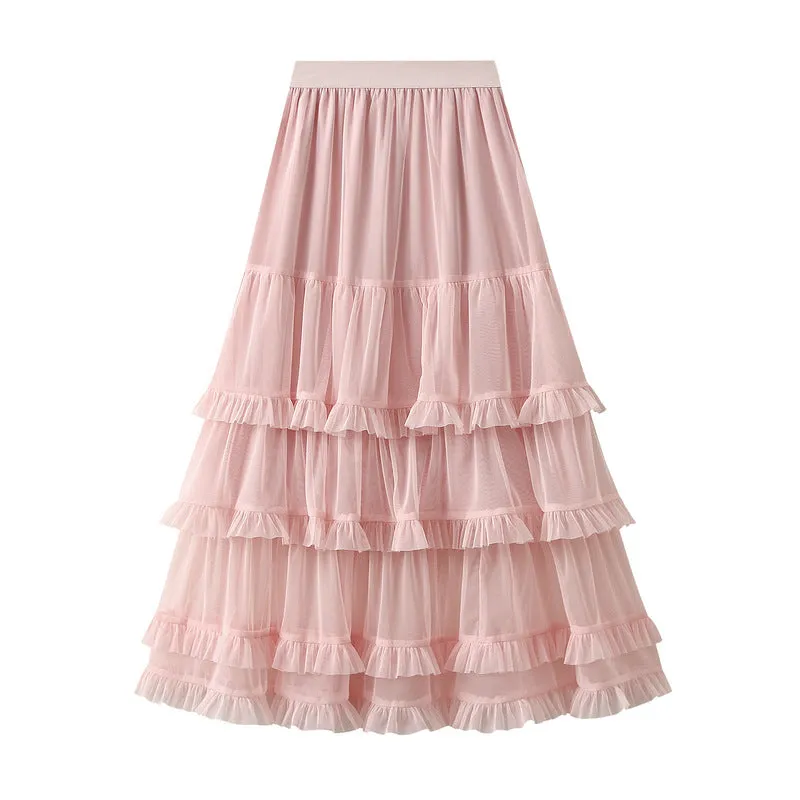 Spring Fairy Sweet Cake Layer Skirt