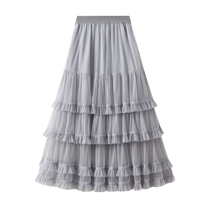 Spring Fairy Sweet Cake Layer Skirt
