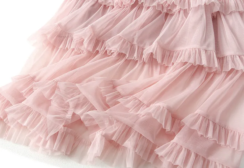 Spring Fairy Sweet Cake Layer Skirt