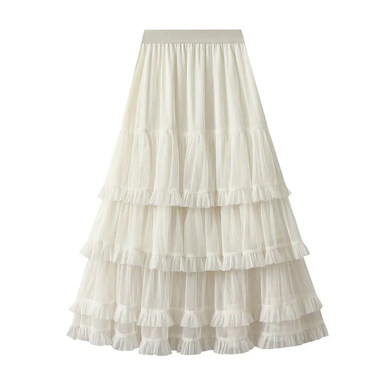 Spring Fairy Sweet Cake Layer Skirt