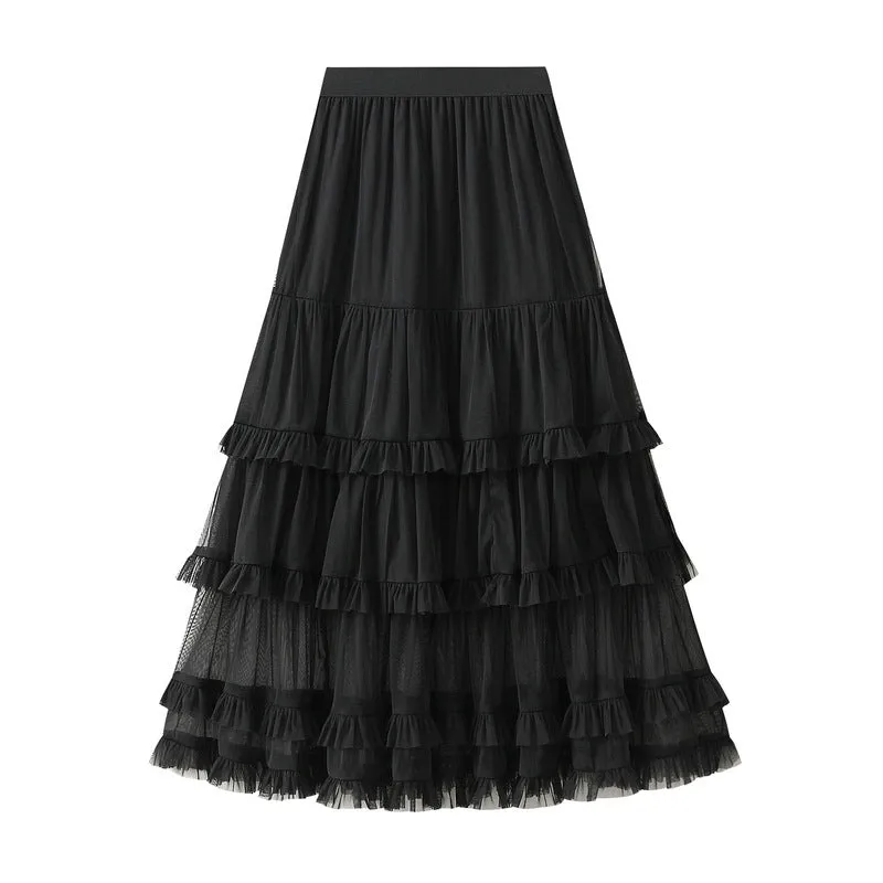 Spring Fairy Sweet Cake Layer Skirt