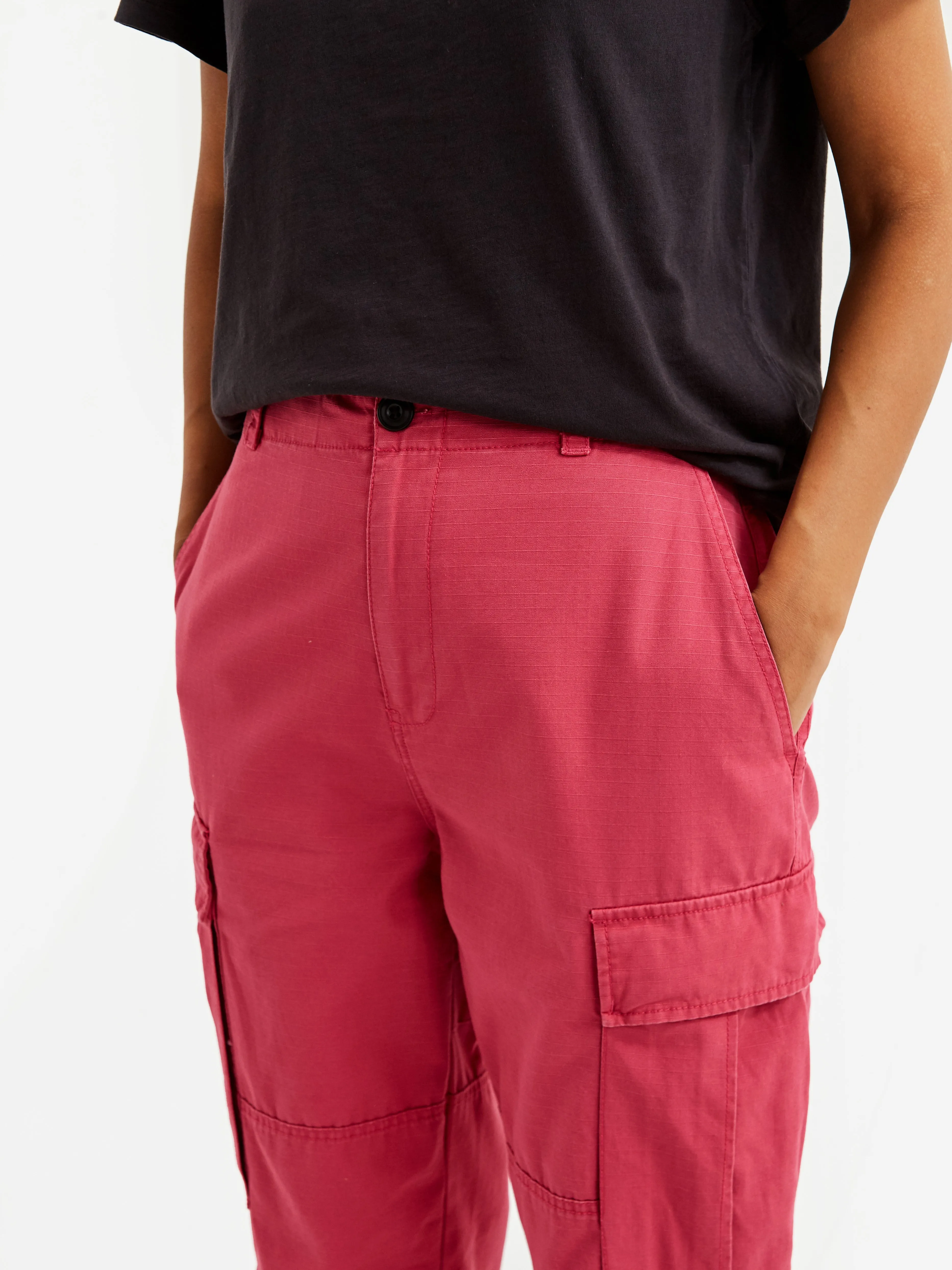 Stussy Ripstop Surplus Cargo - Magenta