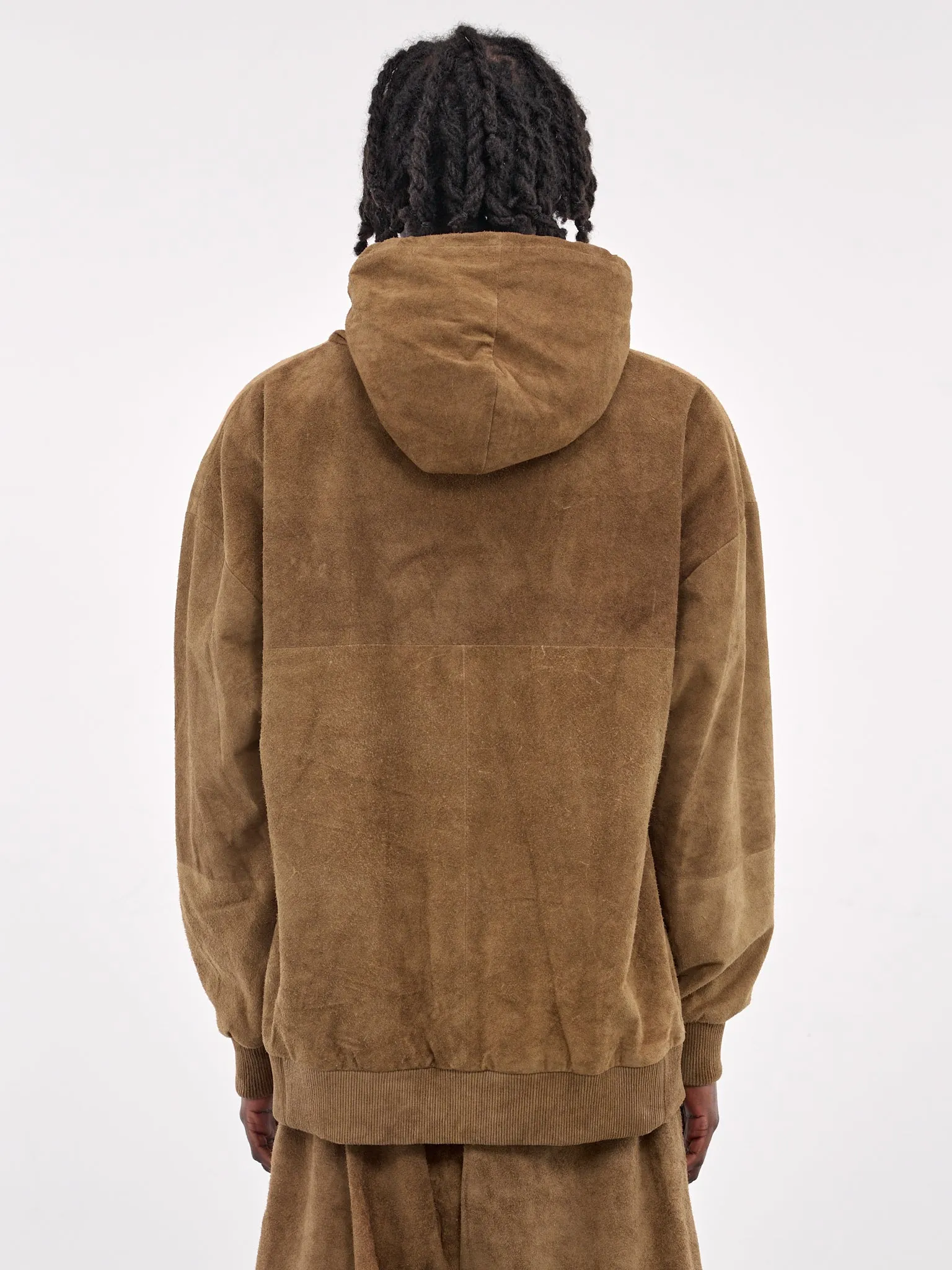 Suede Hoodie (ARJ2507-CAMEL-SUEDE)