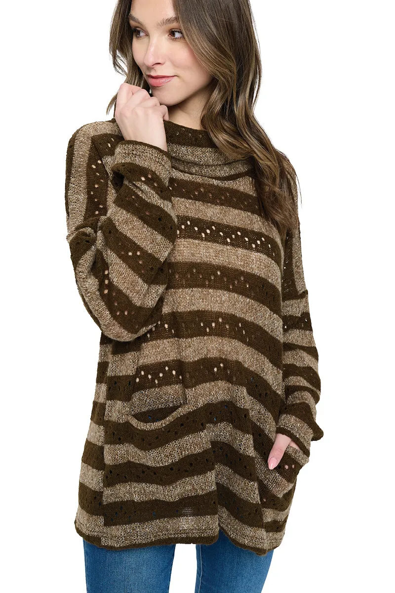 Sweater Striped Loose Fit