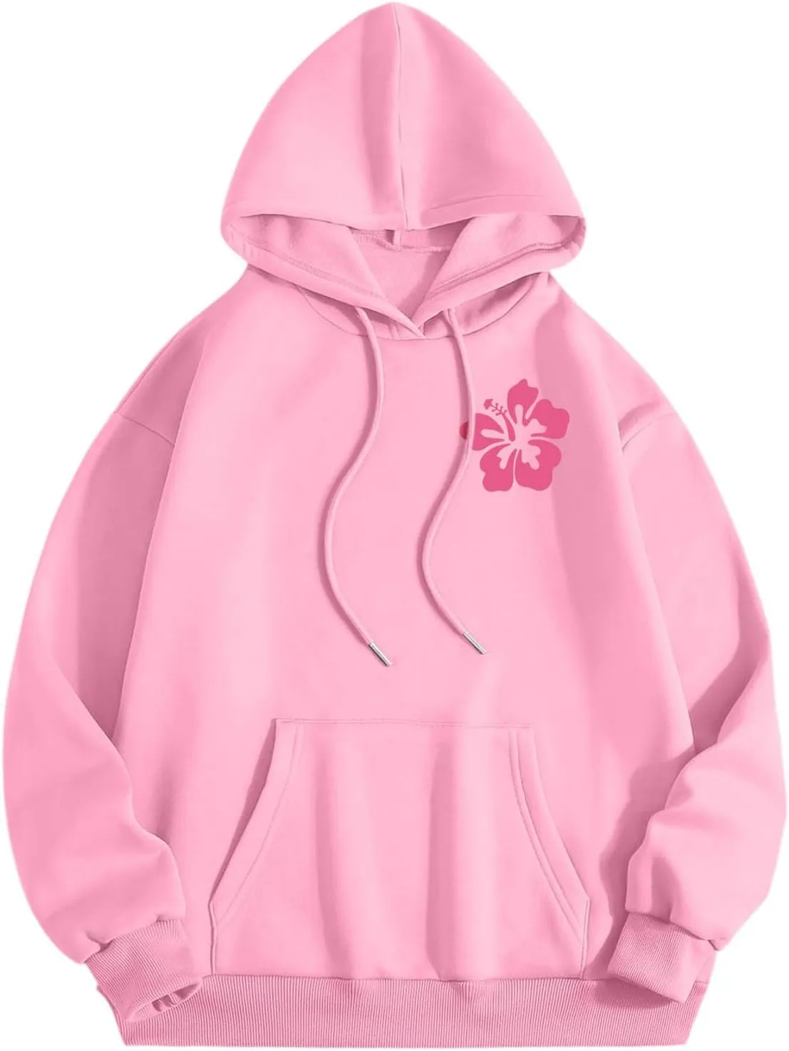 Sweatshirts For Teen Girls Long Sleeve Letter Print Casual Graphic Hoodies Drawstring Pullover Oversized Hoodies