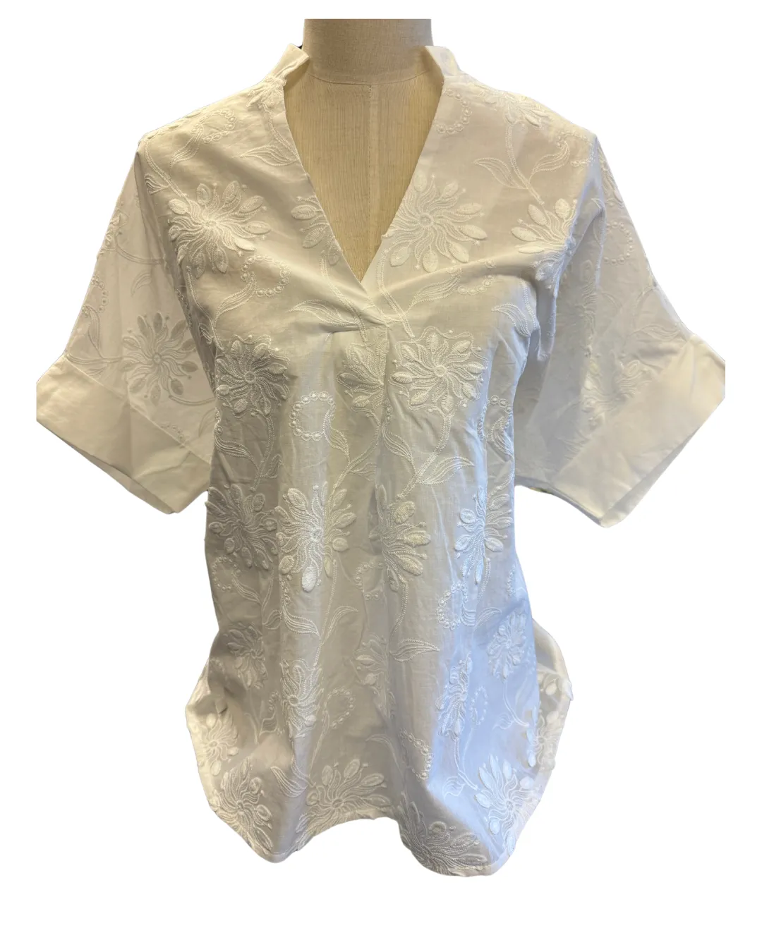 Top Cotton Embroidery Flower