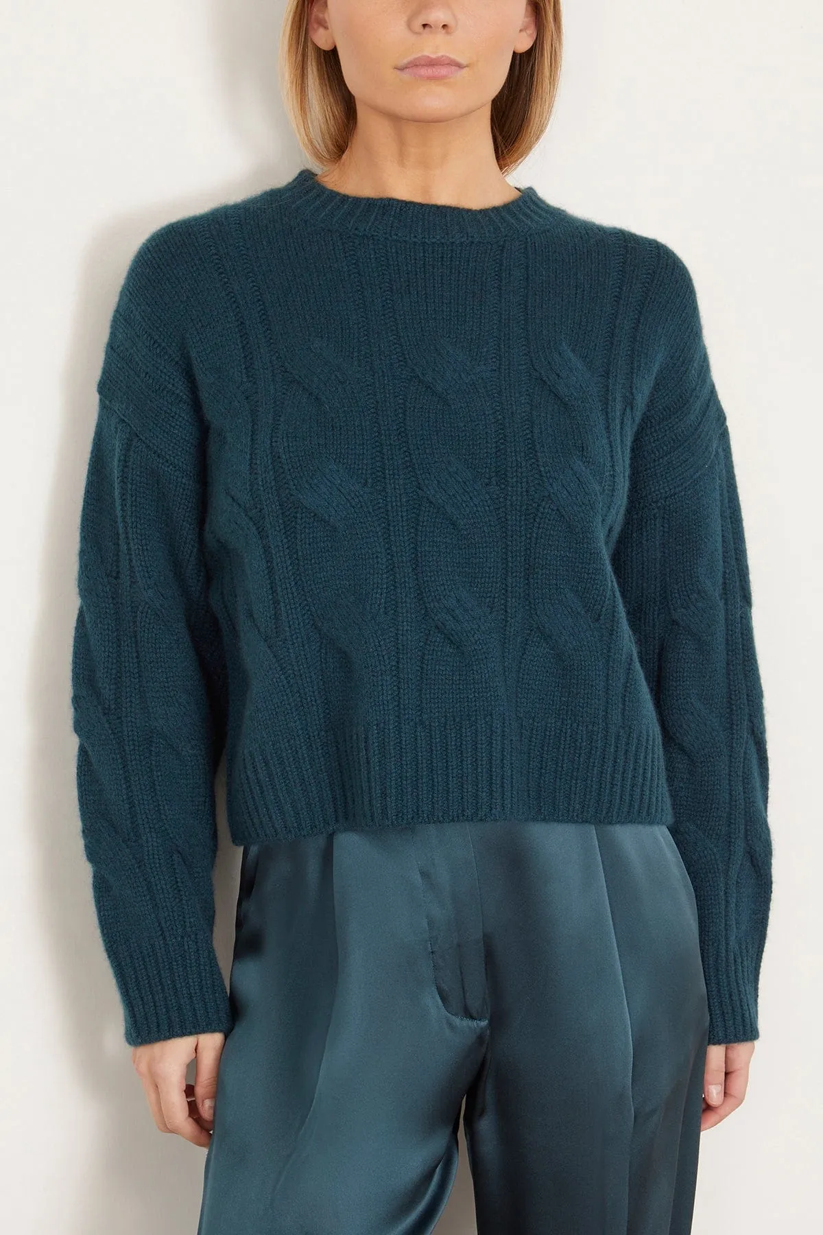 Tristan Crewneck Pullover in Compass