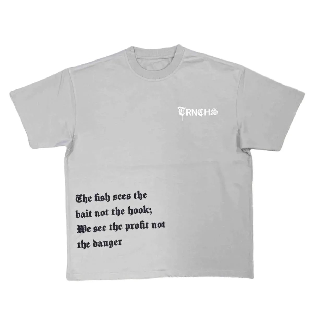 TRNCHS "PROFIT" GREY TEE