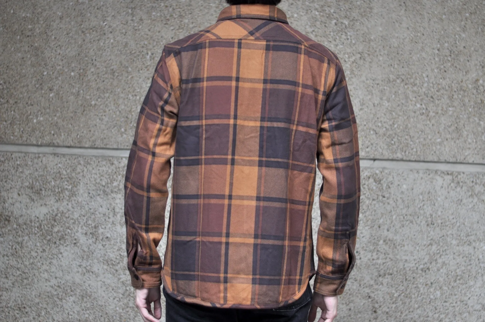 UES 15.5oz Ultra-Heavyweight Flannel Utility Workshirt (Autumn Leaf)