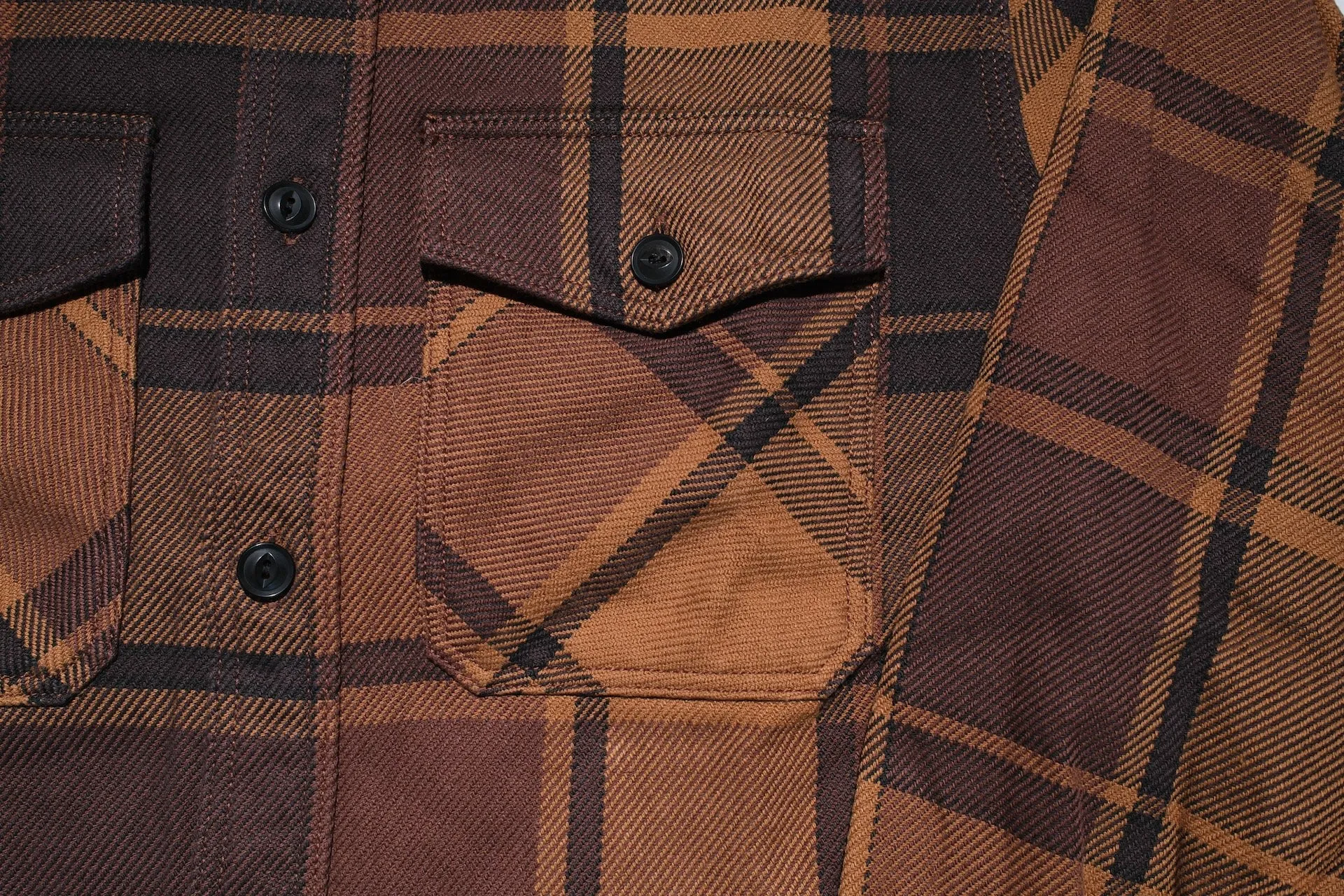 UES 15.5oz Ultra-Heavyweight Flannel Utility Workshirt (Autumn Leaf)