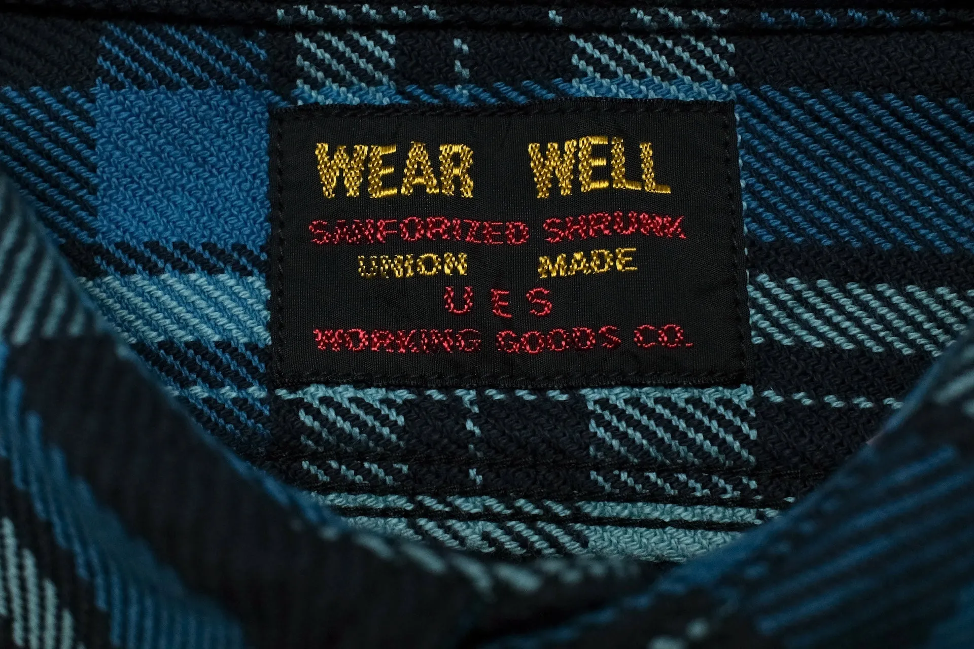 UES 15.5oz Ultra-Heavyweight Flannel Utility Workshirt (Winter Sky)
