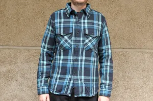 UES 15.5oz Ultra-Heavyweight Flannel Utility Workshirt (Winter Sky)