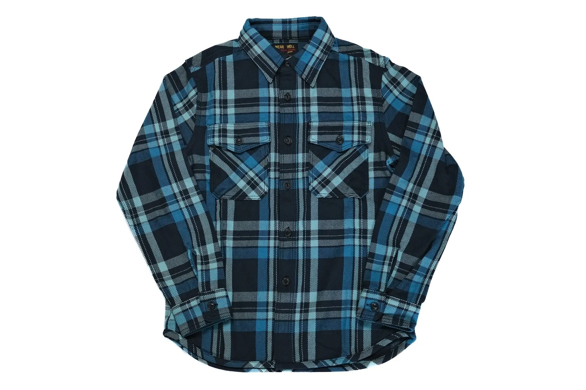 UES 15.5oz Ultra-Heavyweight Flannel Utility Workshirt (Winter Sky)