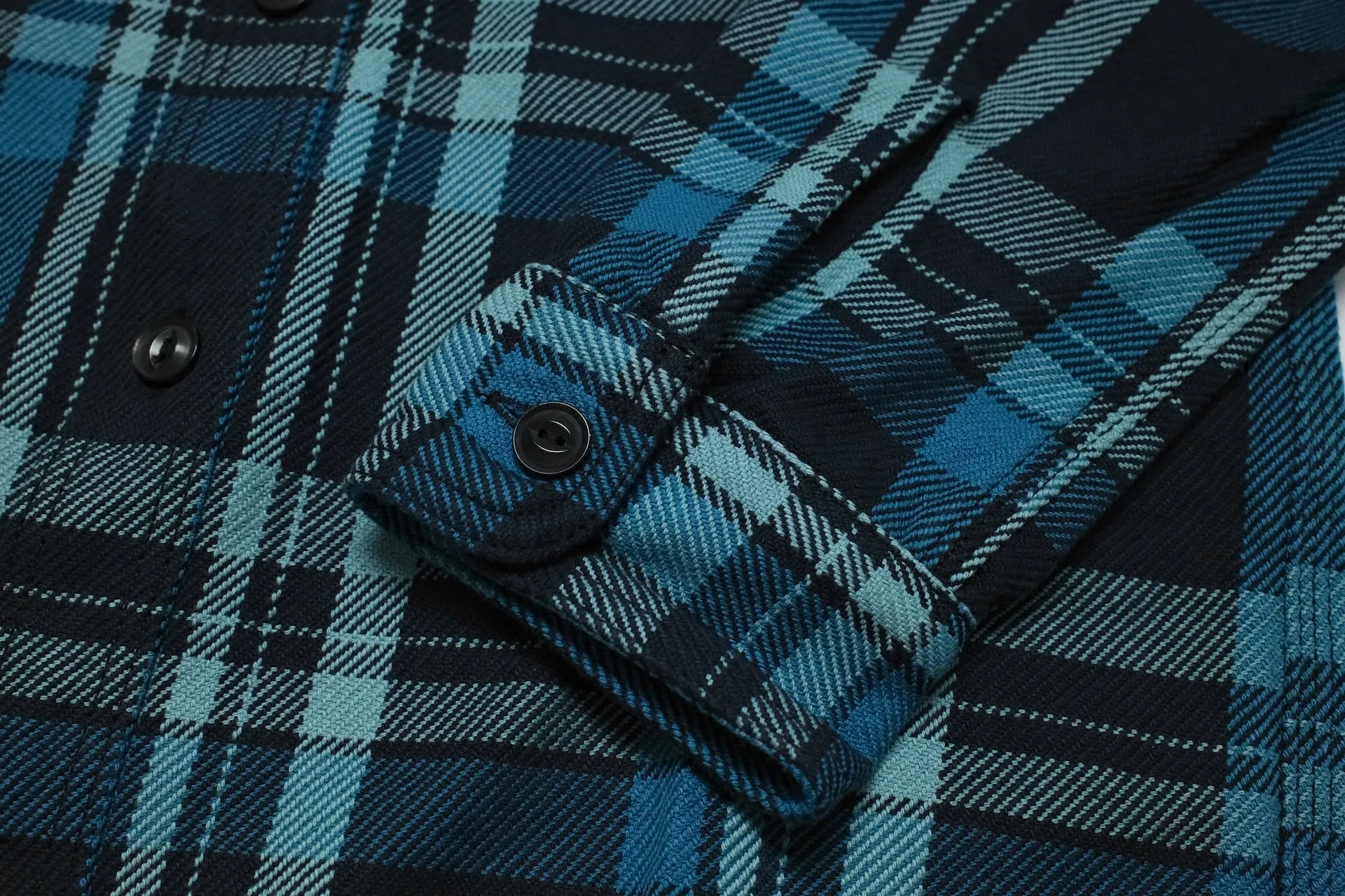 UES 15.5oz Ultra-Heavyweight Flannel Utility Workshirt (Winter Sky)