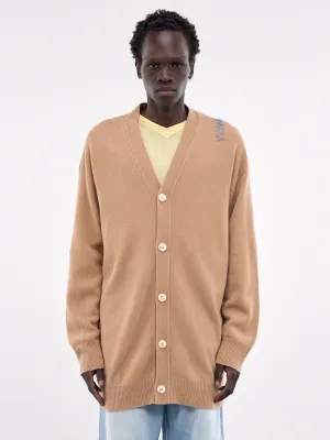 V-Neck Cardigan (CDMG0153A0-UFWH24-BROWN)