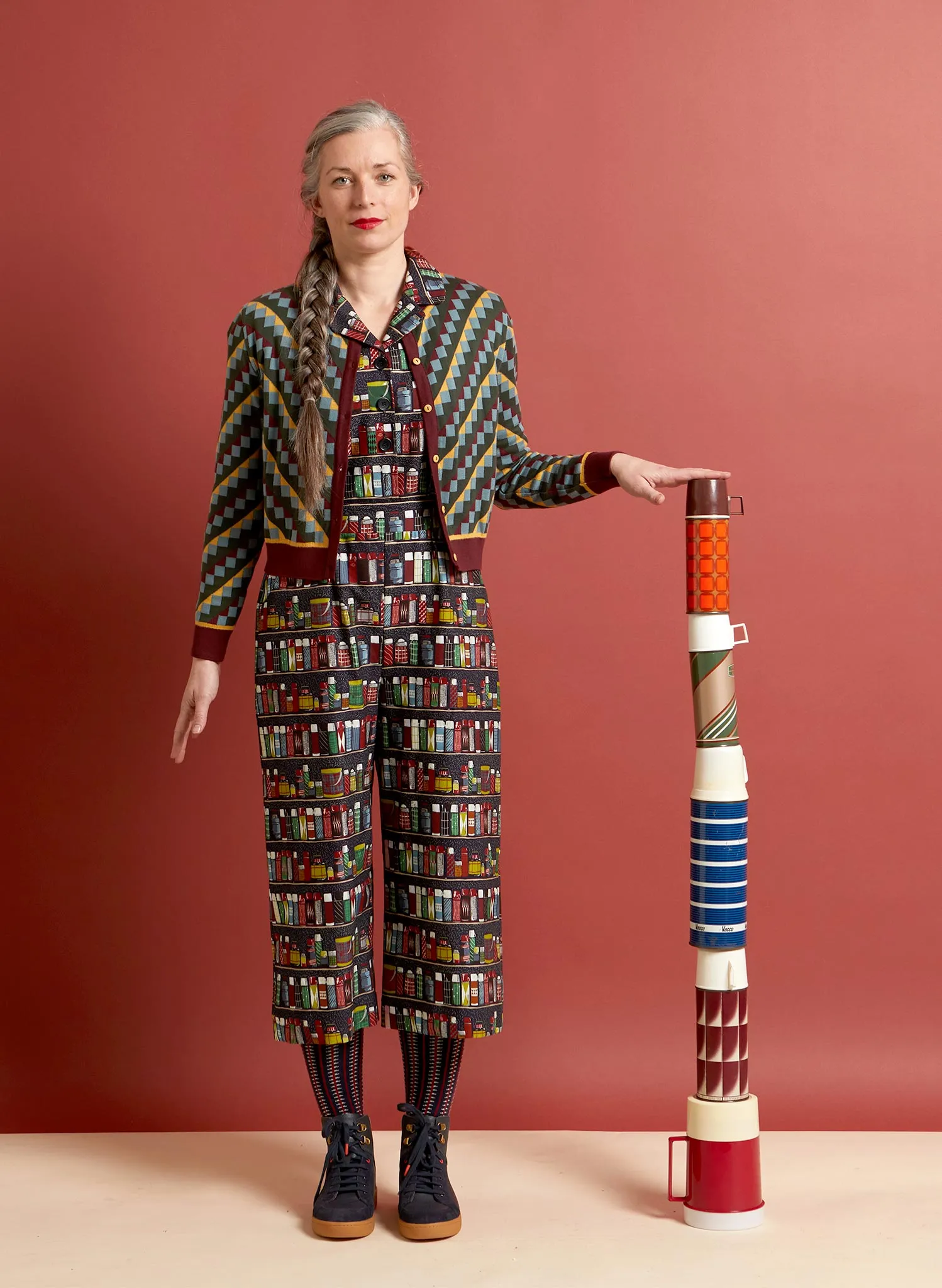 Vera - Puzzle Jacquard Cardigan