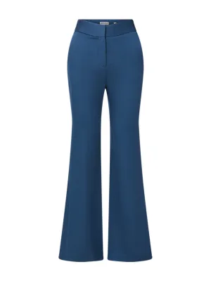 Veronica Beard Lebone Pant in Blue Stone