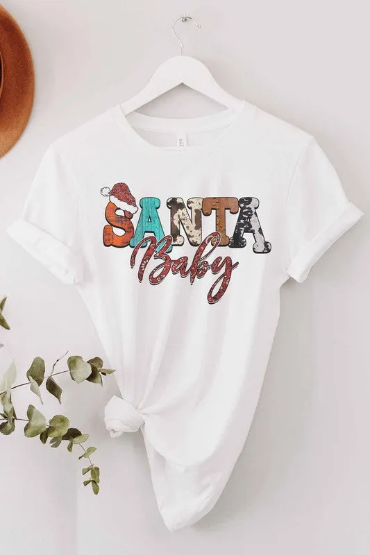 WESTERN SANTA BABY GRAPHIC TEE