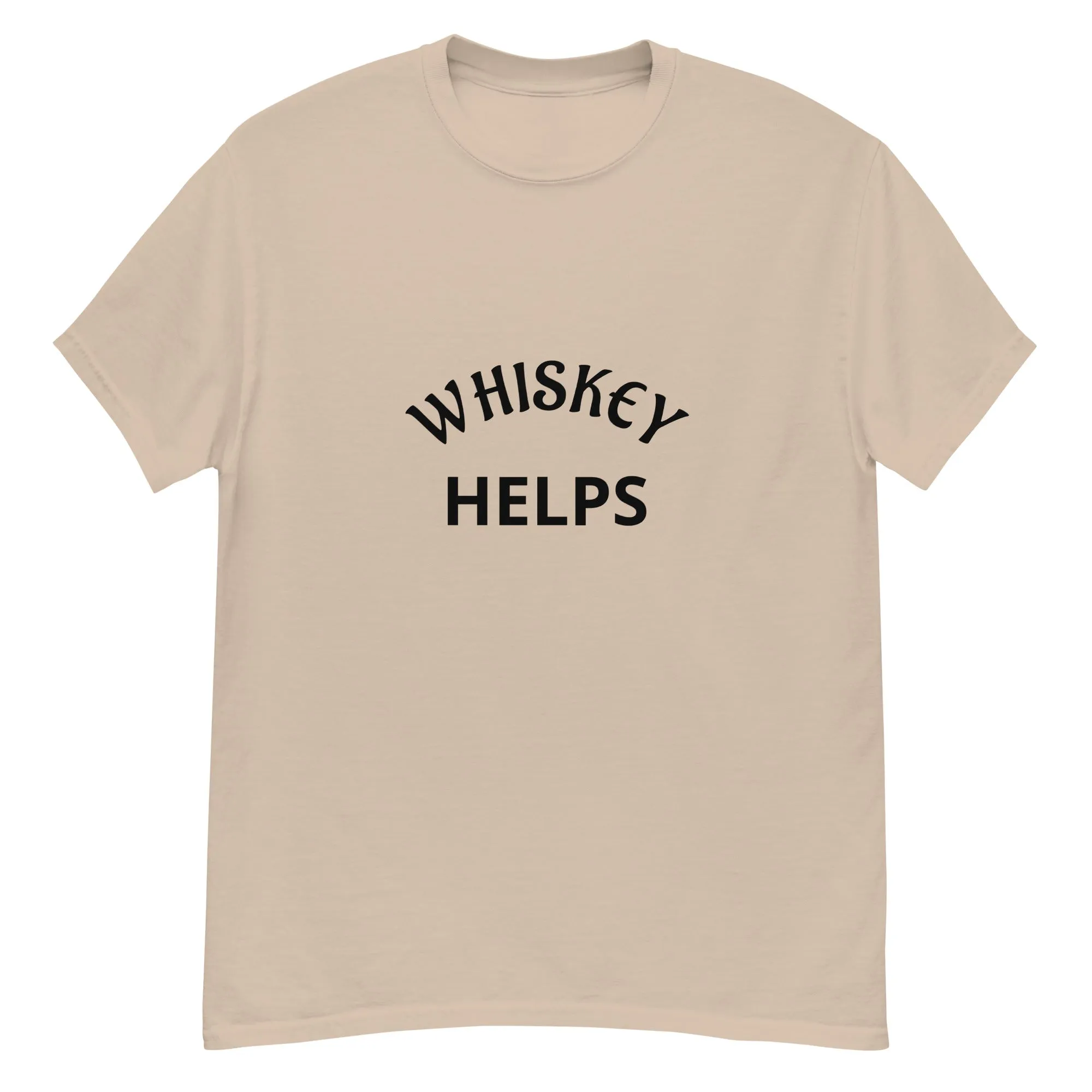 Whiskey Helps Gildan 5000 Men's Classic Tee
