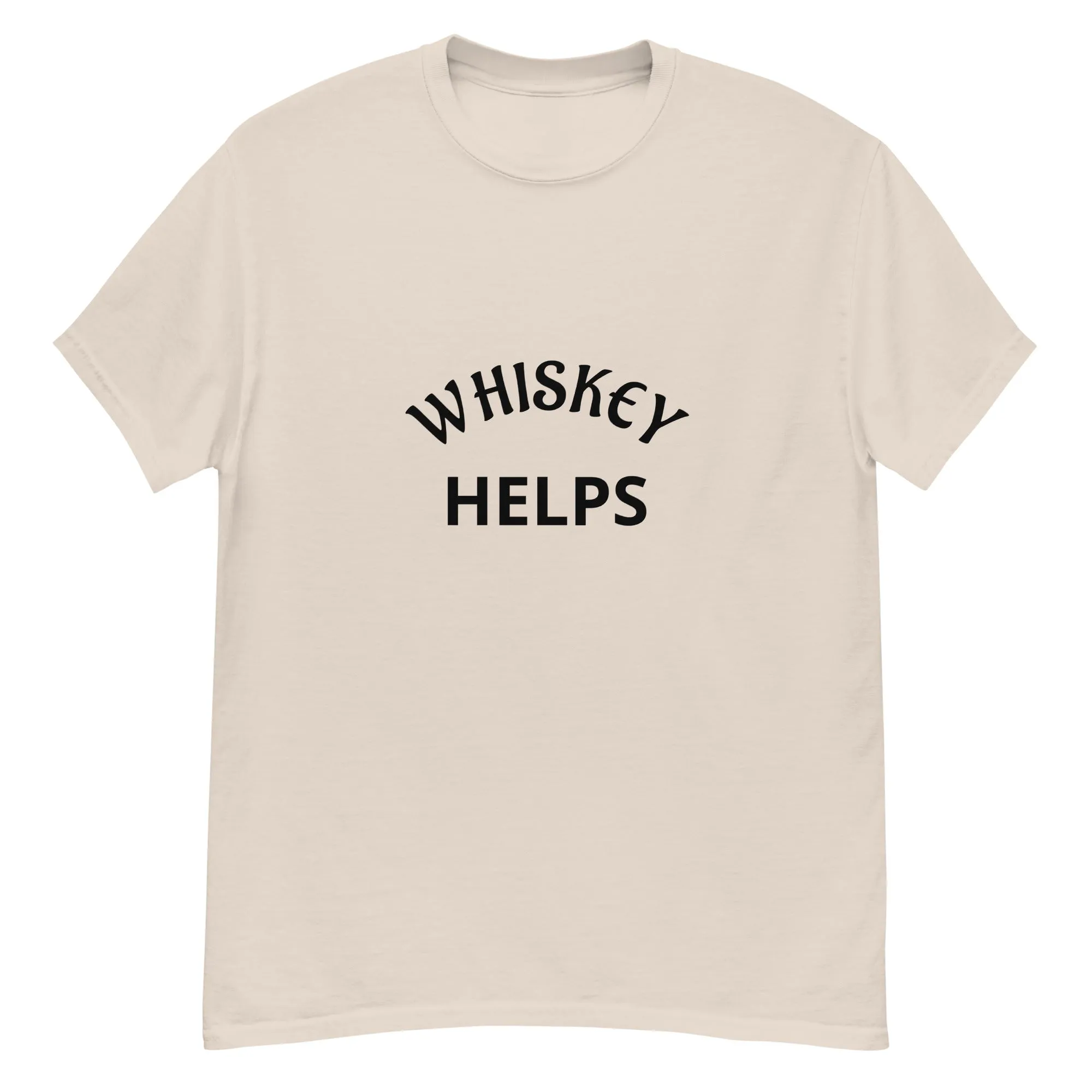Whiskey Helps Gildan 5000 Men's Classic Tee